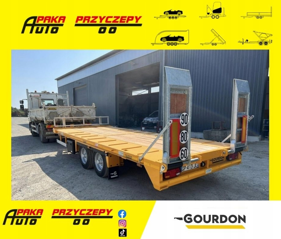 PRZYCZEPA POD KOPARKĘ MINI - MIDI ŁADOWNOŚĆ 8 580 KG GOURDON PEB111 / MINI - MIDI EXCAVATOR TRAILER WITH PAYLOAD 8,580 KG GOURDON PEB111 - مقطورة لنقل المعدات: صورة 1 PRZYCZEPA POD KOPARKĘ MINI - MIDI ŁADOWNOŚĆ 8 580 KG GOURDON PEB111 / MINI - MIDI EXCAVATOR TRAILER WITH PAYLOAD 8,580 KG GOURDON PEB111 - مقطورة لنقل المعدات: صورة 1