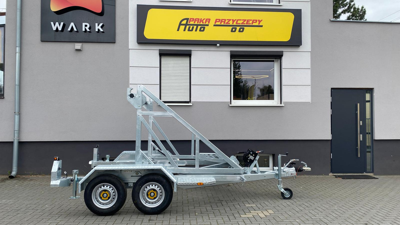 PRZYCZEPA WARK KABLOWA Z WCIĄGARKĄ RĘCZNĄ, DMC 3500 KG / WARK Cable Trailer with Manual Winch, DMC 3500 KG - مقطورة بكرة الكابل: صورة 5 PRZYCZEPA WARK KABLOWA Z WCIĄGARKĄ RĘCZNĄ, DMC 3500 KG / WARK Cable Trailer with Manual Winch, DMC 3500 KG - مقطورة بكرة الكابل: صورة 5