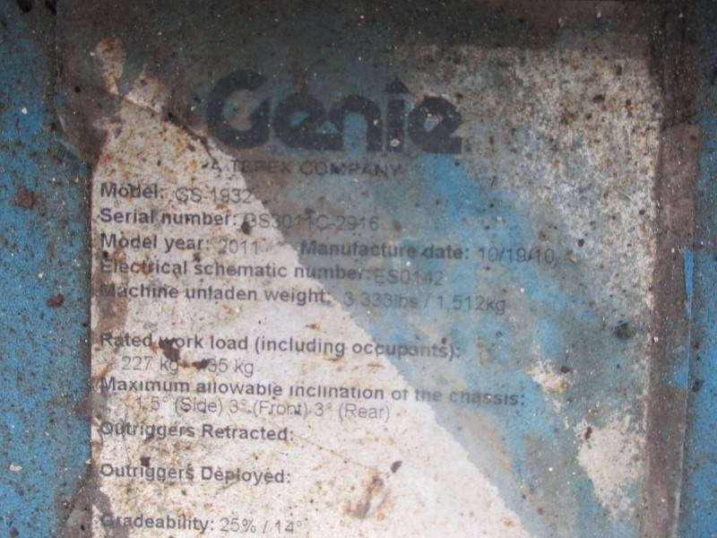 رافعة هيدروليكية مقصية Genie GS 1932: صورة 10 رافعة هيدروليكية مقصية Genie GS 1932: صورة 10