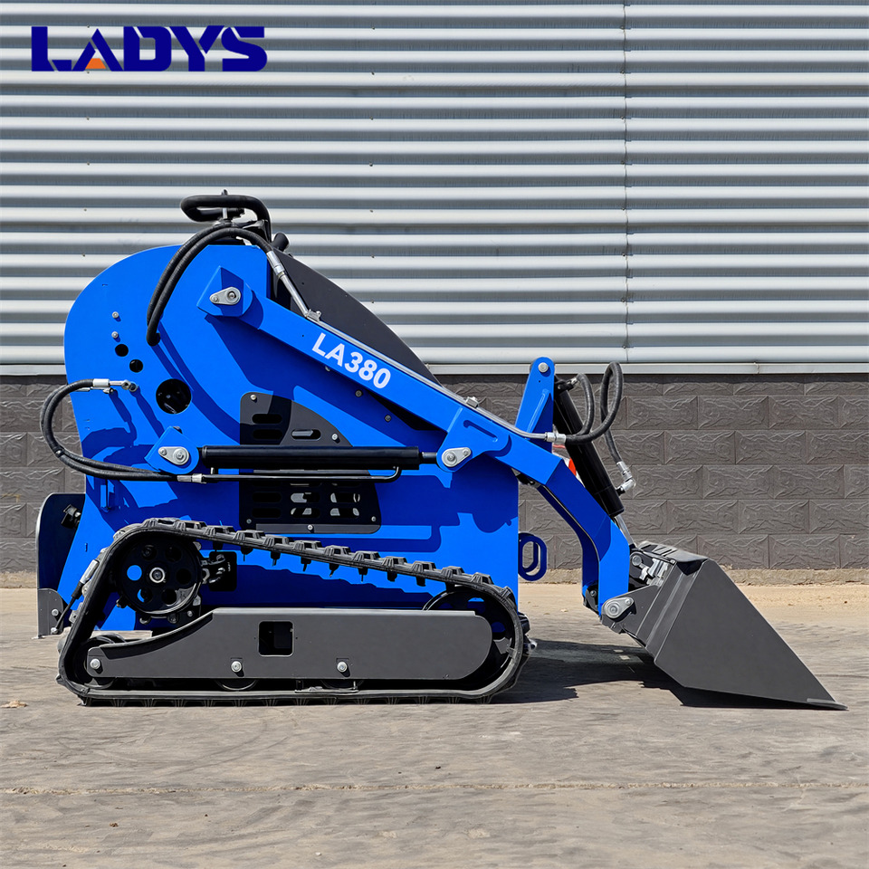 جديدة شيول صغير LADYS LA380 Mini Skid Steer Loader Compact Track Diesel Cheap Mini Skid Steer Loader For Sale With Mini Skid Steer Attachments 4 In 1 Bucket: صورة 6
