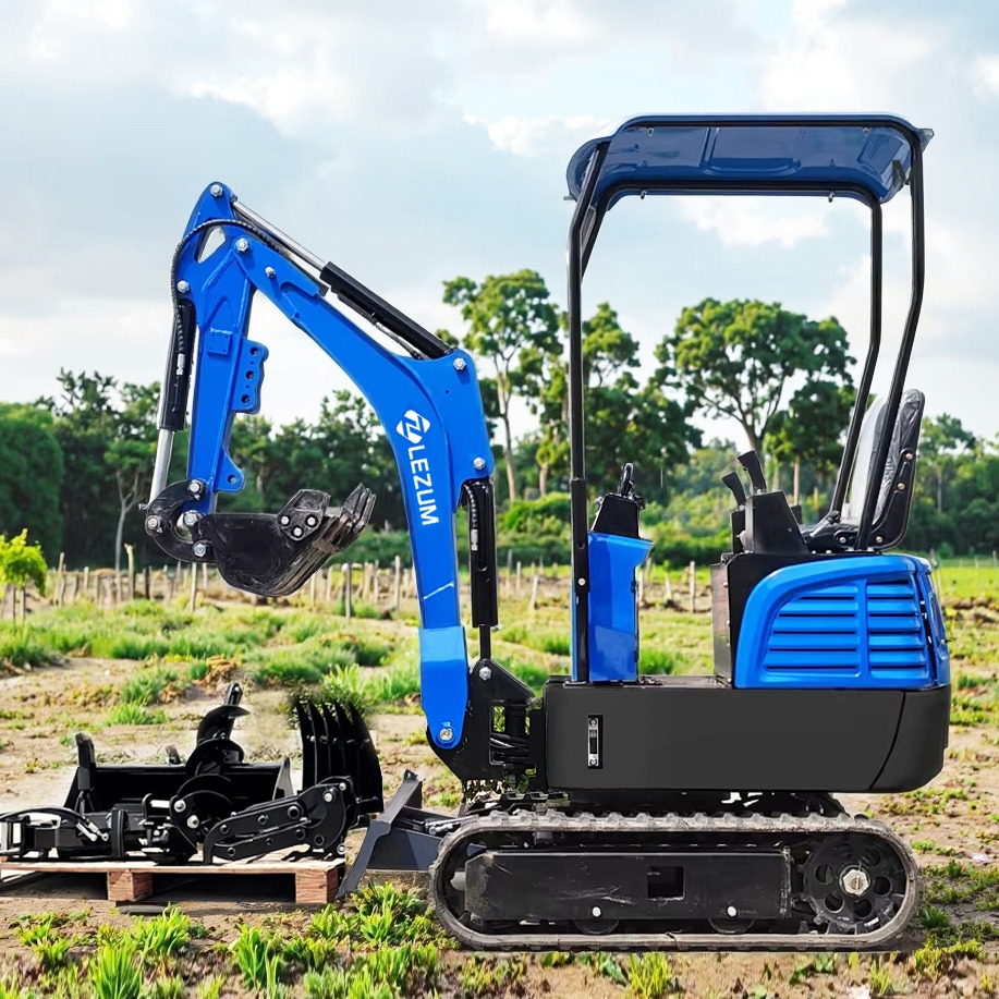 LEZUM DY12E Factory Sale Home Farm Mini Digger Excavators Two-sided Hybrid Electronic Pilot Electric Remote Control Mini Digger Excavator - حفارة مُصَّغرة: صورة 1 LEZUM DY12E Factory Sale Home Farm Mini Digger Excavators Two-sided Hybrid Electronic Pilot Electric Remote Control Mini Digger Excavator - حفارة مُصَّغرة: صورة 1