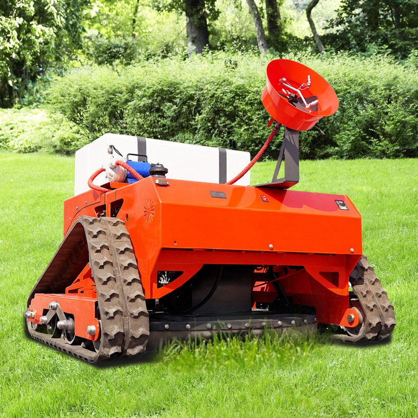 LEZUM LD1000 Multi-function remote control lawn mower Track crawler gasoline gas All-terrain Agricultural Sprayers Pesticide spraying lawn mower for sale - جزازة أعشاب الحدائق: صورة 5 LEZUM LD1000 Multi-function remote control lawn mower Track crawler gasoline gas All-terrain Agricultural Sprayers Pesticide spraying lawn mower for sale - جزازة أعشاب الحدائق: صورة 5