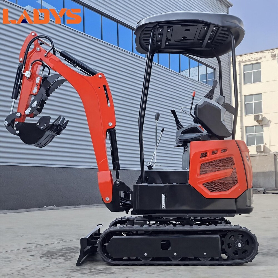 LADYS Mini Excavator Digger Miniexcavadora EPA Kubota Engine Chinese LADYS DY18 Mini Excavator For Sale With Mini Excavator Attachment Set - حفارة مُصَّغرة: صورة 3 LADYS Mini Excavator Digger Miniexcavadora EPA Kubota Engine Chinese LADYS DY18 Mini Excavator For Sale With Mini Excavator Attachment Set - حفارة مُصَّغرة: صورة 3