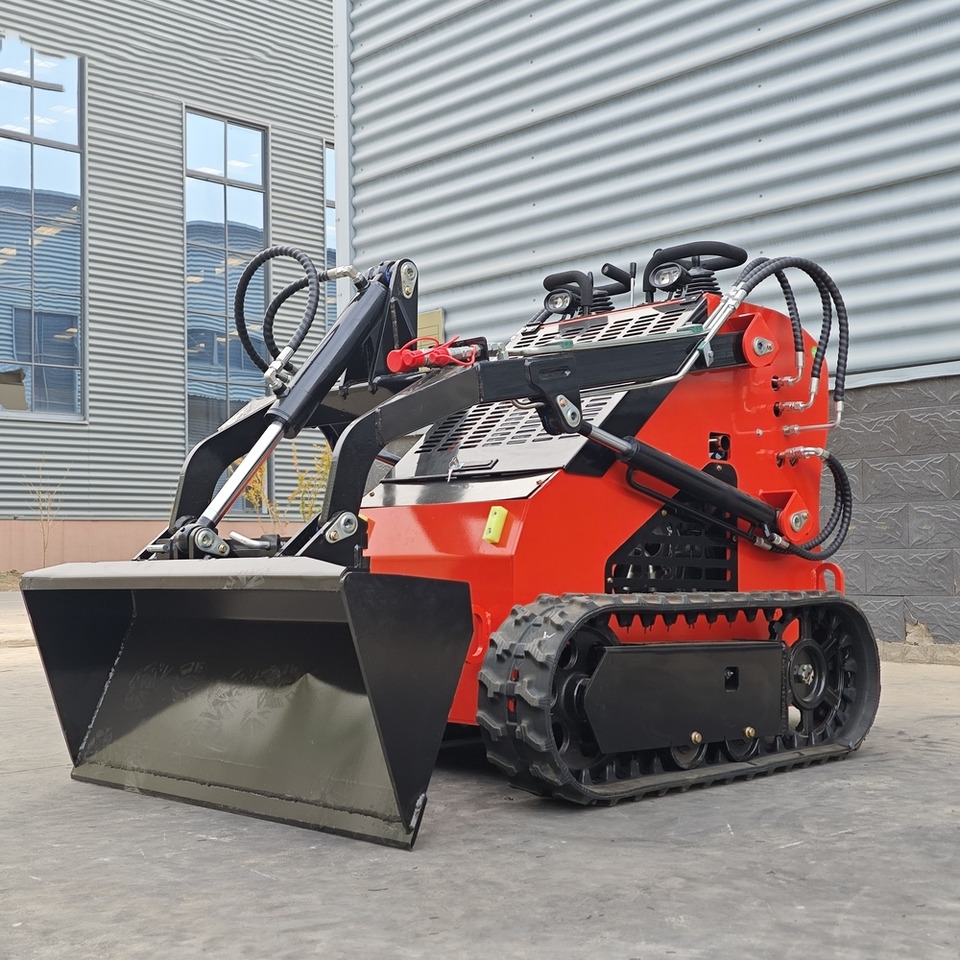 جديدة شيول صغير LEZUM Free Shipping Mini Skid Steer Loader Compact Track Electric/Diesel Chinese Mini Skid Steer Loader For Sale With Mini Skid Steer Attachments 4 In 1 Bucket: صورة 8