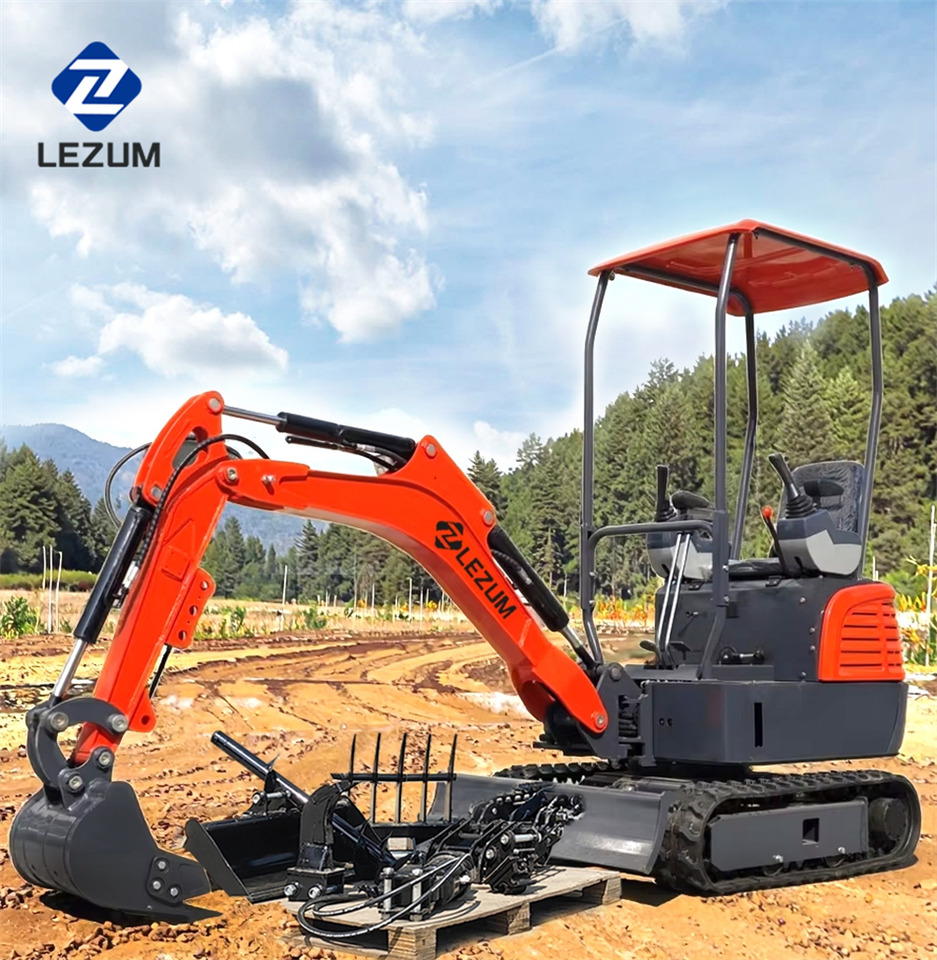 LEZUM Free Shipping Mini Excavator Bagger Pelle Miniexcavadora 1 2 3.5  Ton CE/EPA/EURO 5  Kubota Engine Diesel/Electric Mini Excavators For Sale - حفار زحاف: صورة 1 LEZUM Free Shipping Mini Excavator Bagger Pelle Miniexcavadora 1 2 3.5  Ton CE/EPA/EURO 5  Kubota Engine Diesel/Electric Mini Excavators For Sale - حفار زحاف: صورة 1