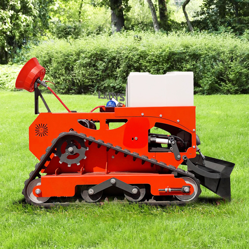 LEZUM LD1000 Electric Remote Control Multi-Function Lawn Mower All-Terrain Agricultural Sprayers Pesticide Spraying Mower Gas Gasoline Track Crawler Lawn Mower - جزازة أعشاب الحدائق: صورة 2 LEZUM LD1000 Electric Remote Control Multi-Function Lawn Mower All-Terrain Agricultural Sprayers Pesticide Spraying Mower Gas Gasoline Track Crawler Lawn Mower - جزازة أعشاب الحدائق: صورة 2