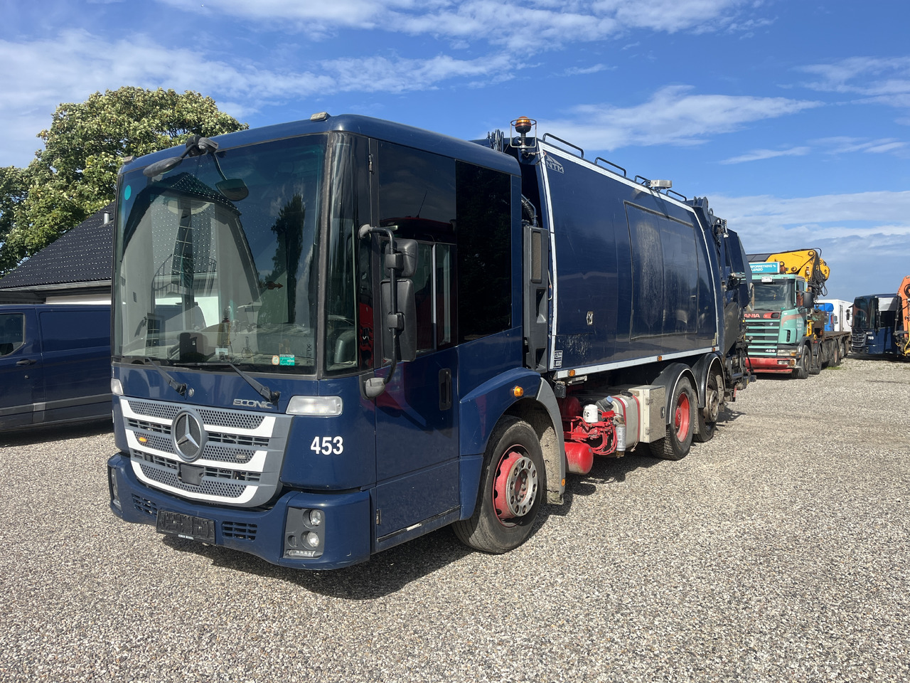 MERCEDES-BENZ Ecionic 2630 2 camber NTM - شاحنة النفايات: صورة 1 MERCEDES-BENZ Ecionic 2630 2 camber NTM - شاحنة النفايات: صورة 1
