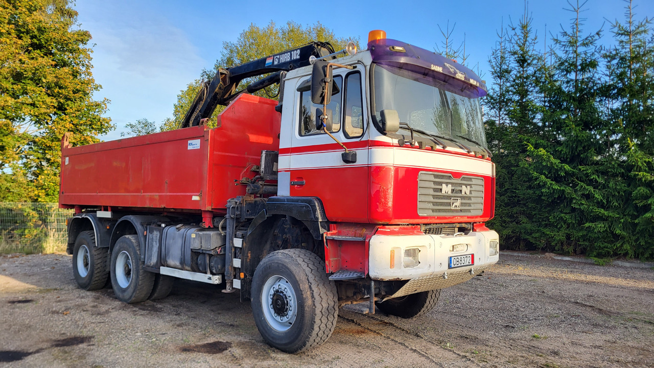 MAN 33.414 6X6 HIAB 102 33.414 - شاحنة قلاب: صورة 2 MAN 33.414 6X6 HIAB 102 33.414 - شاحنة قلاب: صورة 2