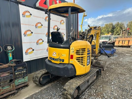 Komatsu PC26MR-3  à 19900€ HT - حفارة مُصَّغرة: صورة 3 Komatsu PC26MR-3  à 19900€ HT - حفارة مُصَّغرة: صورة 3