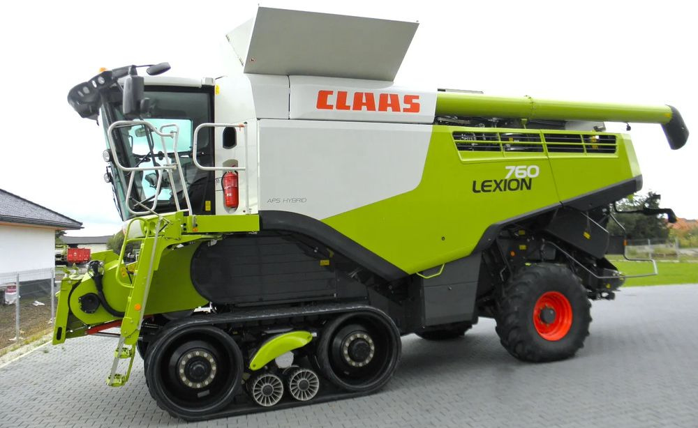 Claas Lexion 760 Terra Trac 2015 Rok, 1900 motgodzin, Heder V 930 2019 Rok, Najbogatsza Wersja, Nie Malowany, Stan Idealny - حصادة موحَّدة: صورة 4 Claas Lexion 760 Terra Trac 2015 Rok, 1900 motgodzin, Heder V 930 2019 Rok, Najbogatsza Wersja, Nie Malowany, Stan Idealny - حصادة موحَّدة: صورة 4