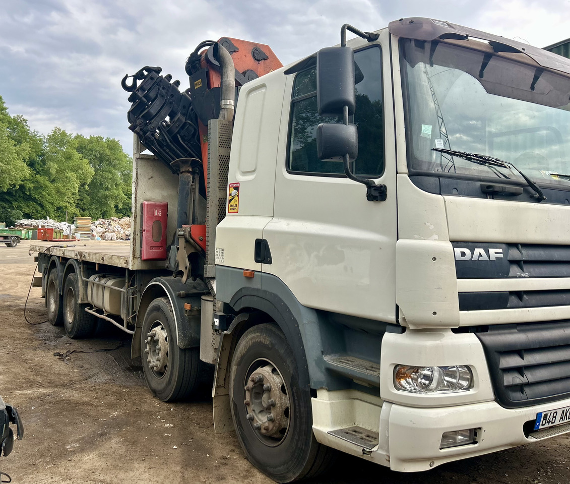 DAF Cf85 380 8x4 plateau grue Palfinger pk44002 - شاحنات مسطحة, شاحنة كرين: صورة 2 DAF Cf85 380 8x4 plateau grue Palfinger pk44002 - شاحنات مسطحة, شاحنة كرين: صورة 2