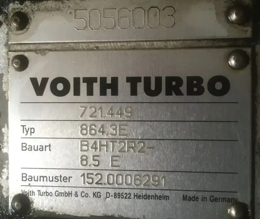 Mercedes-Benz Voith 864.3E B4HT2R2 -8.5E Mercedes Citaro Getriebe 721.449 - نقل الحركة - حافلة: صورة 2 Mercedes-Benz Voith 864.3E B4HT2R2 -8.5E Mercedes Citaro Getriebe 721.449 - نقل الحركة - حافلة: صورة 2