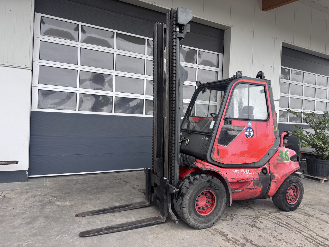 LINDE H 45 D 600 - رافعة شوكية ديزل: صورة 2 LINDE H 45 D 600 - رافعة شوكية ديزل: صورة 2