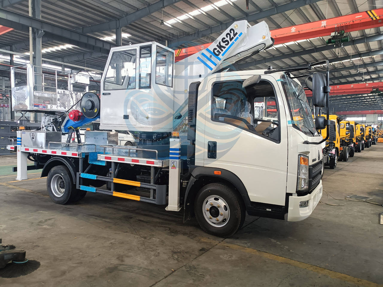 جديدة منصة تلسكوبية محمولة على شاحنة SINOTRUK HOWO 45ft-69ft: صورة 7
