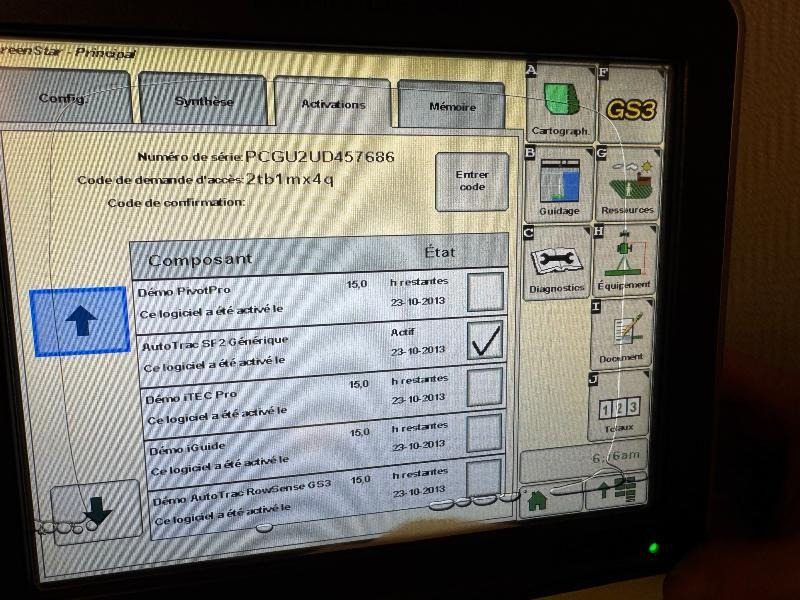 JOHN DEERE GS2630 - نظام ملاحة - الآلات الزراعية: صورة 4 JOHN DEERE GS2630 - نظام ملاحة - الآلات الزراعية: صورة 4