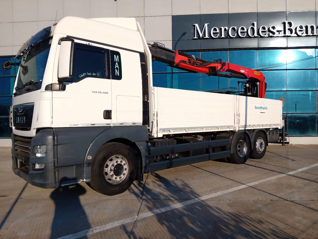 MAN TGX 26.460 6×2, Palfinger Crane PK 18001L - شاحنات مسطحة, شاحنة كرين: صورة 2 MAN TGX 26.460 6×2, Palfinger Crane PK 18001L - شاحنات مسطحة, شاحنة كرين: صورة 2