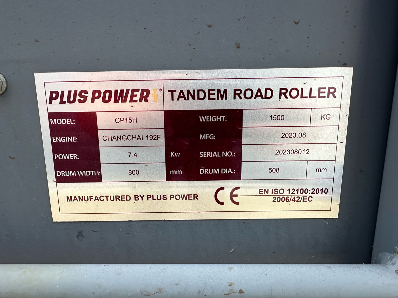PLUS POWER CP15H VIBROCOMPACTOR CYLINDER - مدحلة: صورة 5 PLUS POWER CP15H VIBROCOMPACTOR CYLINDER - مدحلة: صورة 5