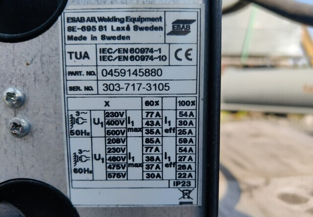 معدات لحام ESAB Monijänniteyksikkö - 3kpl: صورة 8