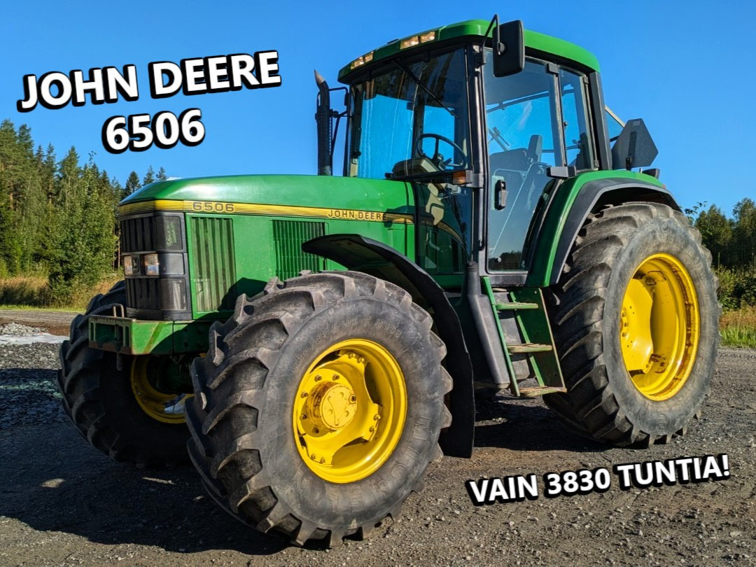 JOHN DEERE 6506, 3800h ajettu, upeakuntoinen kone, katso video! - جرار: صورة 1 JOHN DEERE 6506, 3800h ajettu, upeakuntoinen kone, katso video! - جرار: صورة 1
