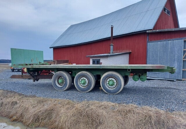 Jalkalavakärry 3-akselinen ilma-alustainen. Jalkalavakärry 3-akselinen ilma-alustainen.: صورة 6