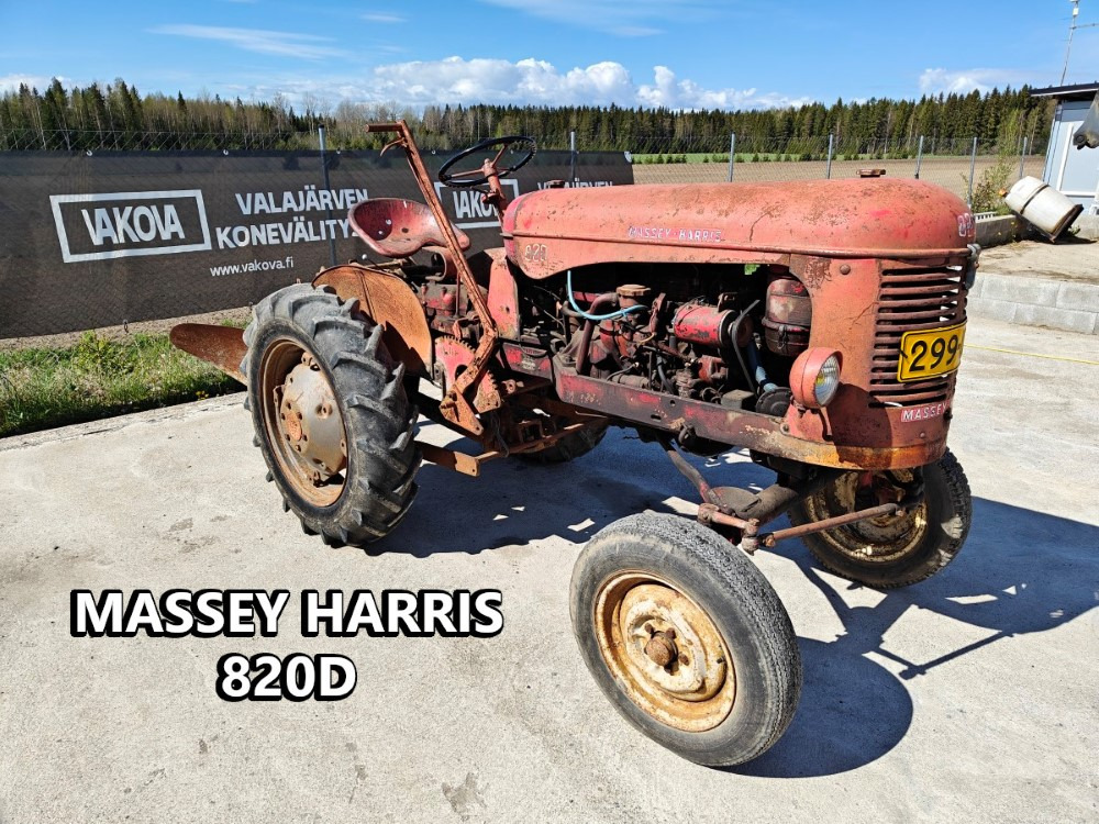 Massey Harris 820D harvinainen 2-sylinterinen diesel, katso video! - جرار: صورة 1 Massey Harris 820D harvinainen 2-sylinterinen diesel, katso video! - جرار: صورة 1