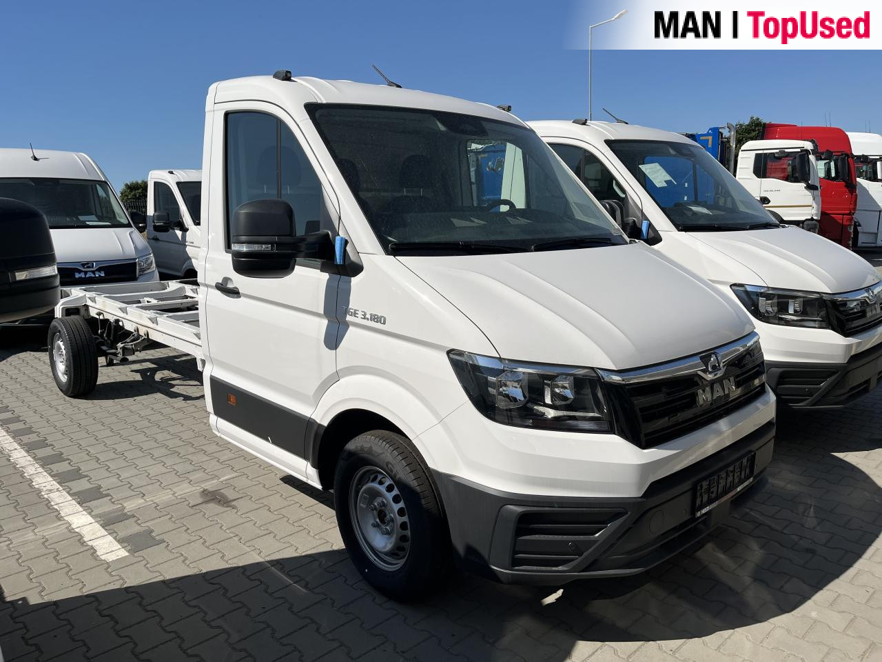 MAN TGE 3.180 4X2F SB chassis - فان: صورة 1 MAN TGE 3.180 4X2F SB chassis - فان: صورة 1
