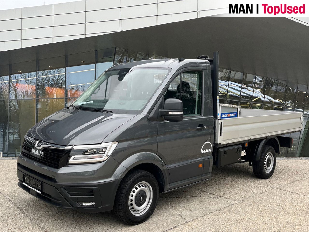 MAN TGE 3.140 4X2F SB, Automatic, Flat bed Klima ZV - شاحنة مفتوحة: صورة 1 MAN TGE 3.140 4X2F SB, Automatic, Flat bed Klima ZV - شاحنة مفتوحة: صورة 1