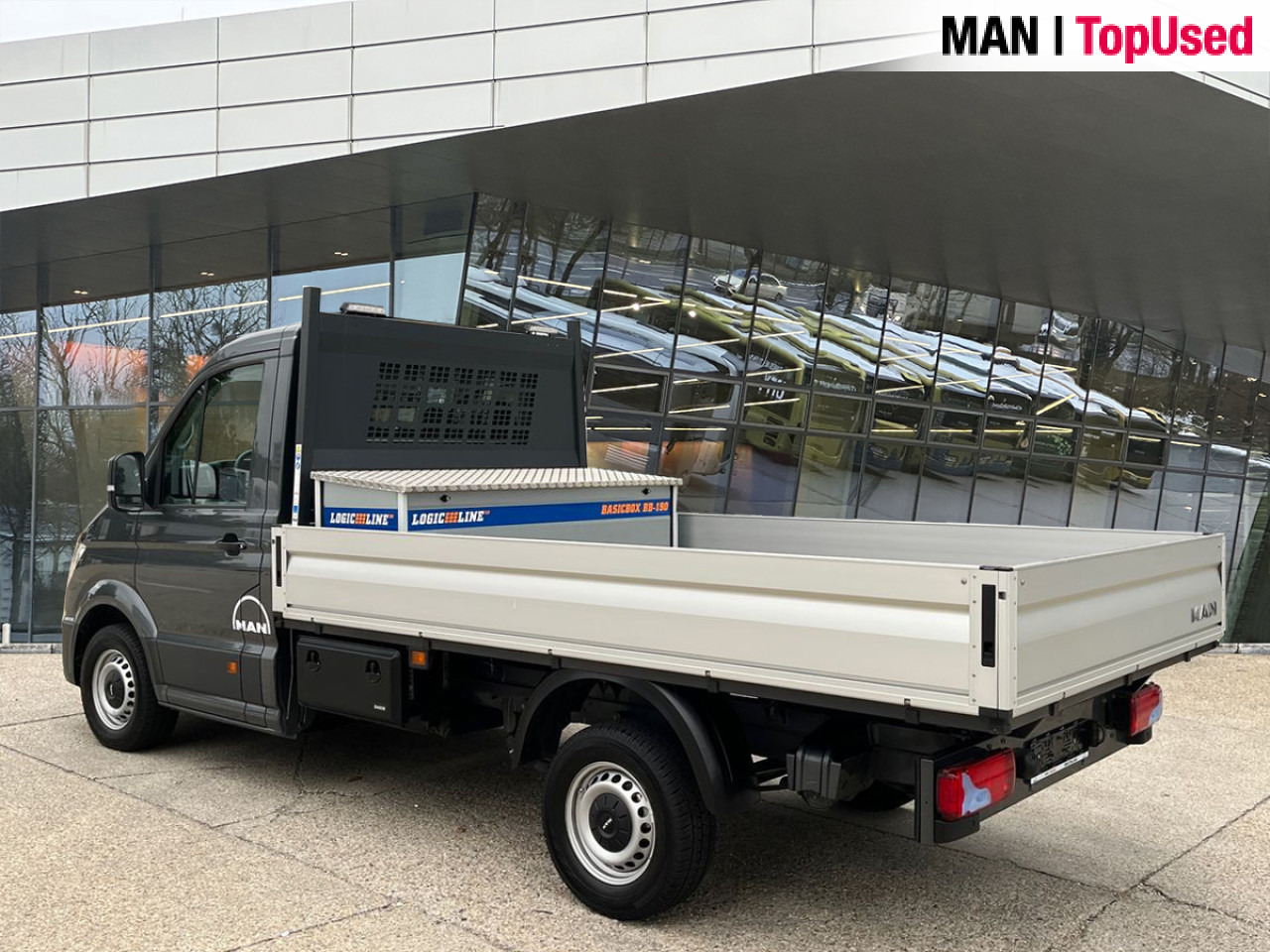 MAN TGE 3.140 4X2F SB, Automatic, Flat bed Klima ZV - شاحنة مفتوحة: صورة 2 MAN TGE 3.140 4X2F SB, Automatic, Flat bed Klima ZV - شاحنة مفتوحة: صورة 2
