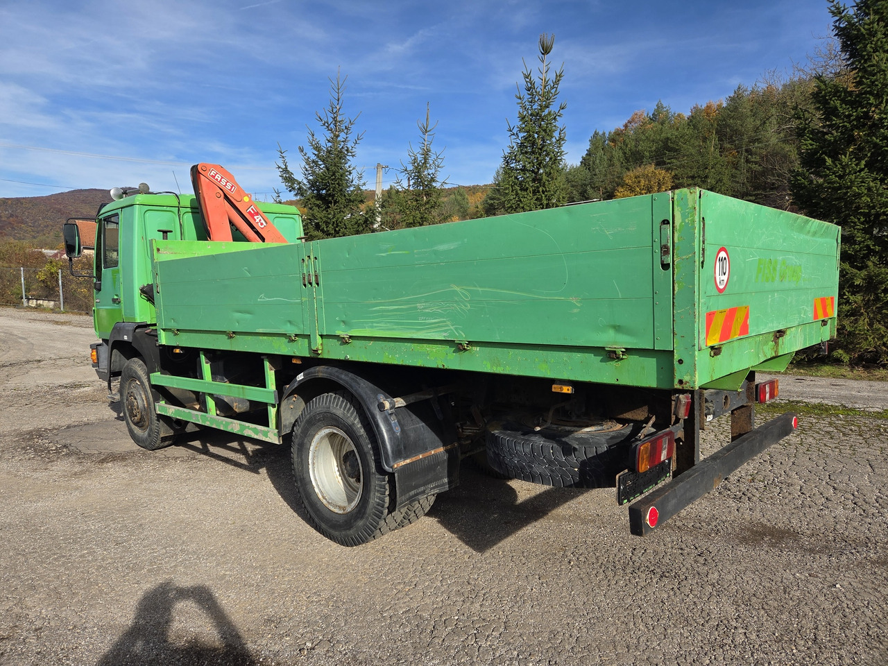 MAN 8.163 4x4 + crane FASSI F45A.22 MAN 8.163 4x4 + crane FASSI F45A.22: صورة 6