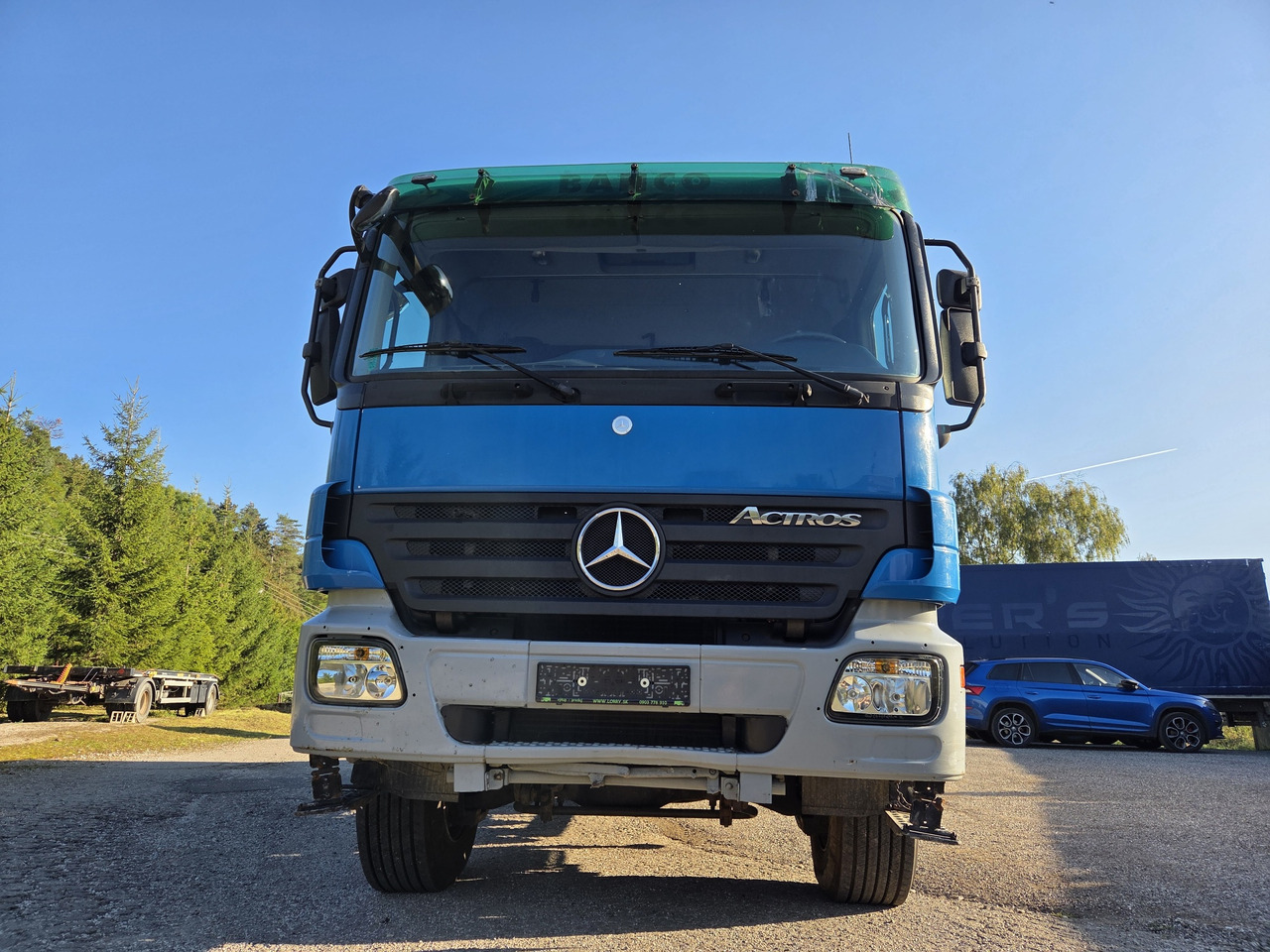 MERCEDES-BENZ ACTROS 3341 6x6 + CRANE PM 30 Radio Control - شاحنات مسطحة, شاحنة كرين: صورة 2 MERCEDES-BENZ ACTROS 3341 6x6 + CRANE PM 30 Radio Control - شاحنات مسطحة, شاحنة كرين: صورة 2