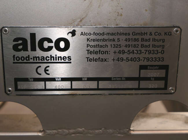 آلة الغذاء Alco flattening machine ASP250N: صورة 7