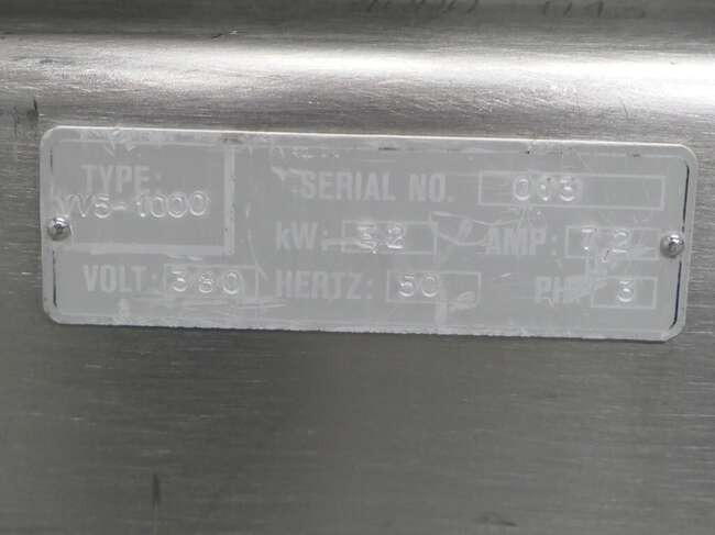آلة الغذاء Dorit vacuum tumbler VV-5-1000: صورة 6 آلة الغذاء Dorit vacuum tumbler VV-5-1000: صورة 6