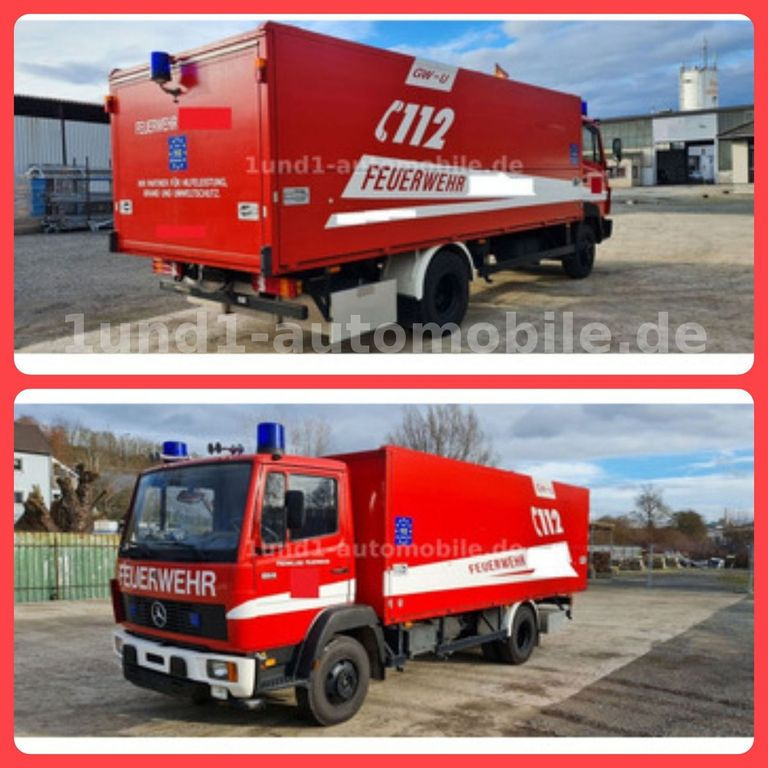 Mercedes-Benz 814 Feuerwehr GWG Edelstahl nur orig. 16.200km 814 Feuerwehr GWG Edelstahl nur orig. 16.200km - سيارة إطفاء: صورة 1 Mercedes-Benz 814 Feuerwehr GWG Edelstahl nur orig. 16.200km 814 Feuerwehr GWG Edelstahl nur orig. 16.200km - سيارة إطفاء: صورة 1