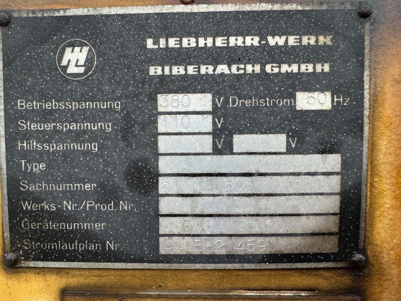 Liebherr 112EC-H 37,5kW / - محرك - رافعة برجية: صورة 5 Liebherr 112EC-H 37,5kW / - محرك - رافعة برجية: صورة 5