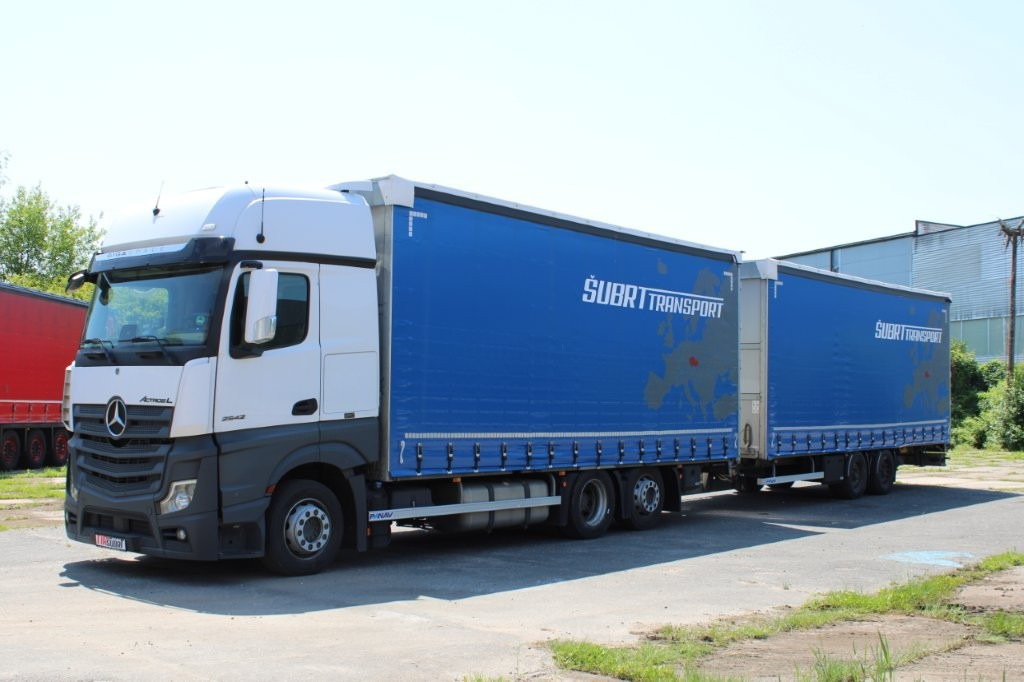 Mercedes-Benz Actros 2542 NAVIGACE + PANAV (8,20m x 2,48m x 3m) - شاحنة ستارة: صورة 2 Mercedes-Benz Actros 2542 NAVIGACE + PANAV (8,20m x 2,48m x 3m) - شاحنة ستارة: صورة 2