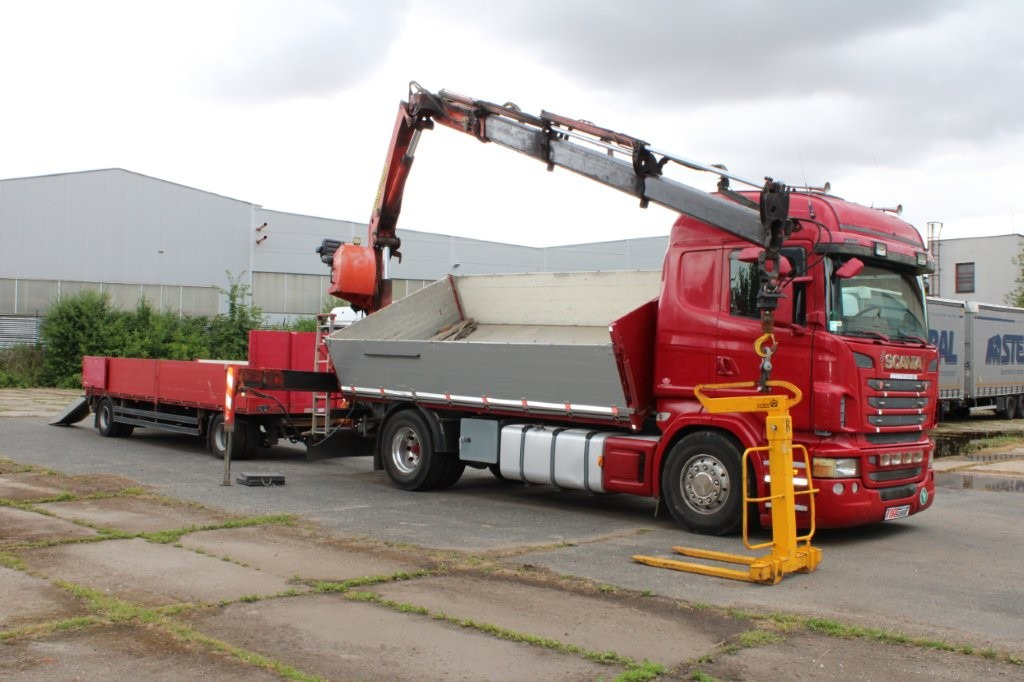 SCANIA R480 PALFINGER PK16000, EURO 5, CRANE FORKS - شاحنة قلاب, شاحنة كرين: صورة 2 SCANIA R480 PALFINGER PK16000, EURO 5, CRANE FORKS - شاحنة قلاب, شاحنة كرين: صورة 2