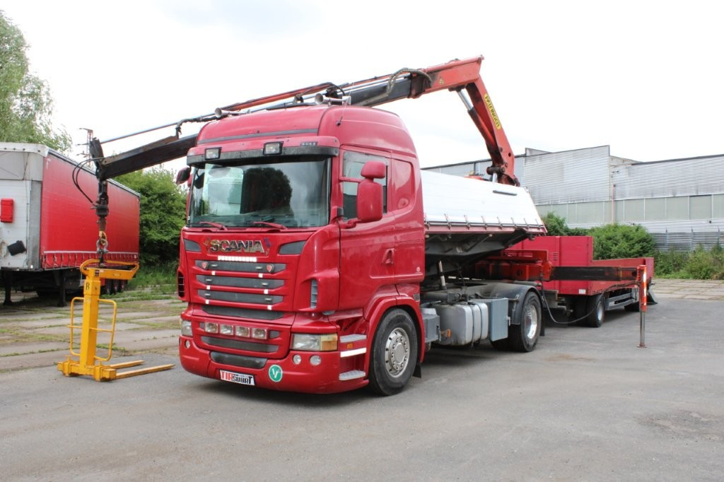 SCANIA R480 PALFINGER PK16000, EURO 5, CRANE FORKS - شاحنة قلاب, شاحنة كرين: صورة 3 SCANIA R480 PALFINGER PK16000, EURO 5, CRANE FORKS - شاحنة قلاب, شاحنة كرين: صورة 3
