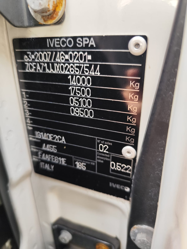 IVECO EUROCARGO 140-250 - شاحنة هيكل كابينة: صورة 5 IVECO EUROCARGO 140-250 - شاحنة هيكل كابينة: صورة 5