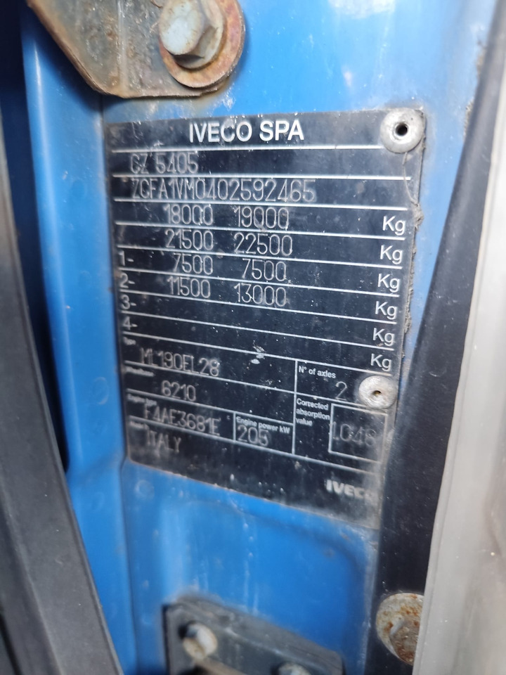 IVECO EUROCARGO 190EL28 - شاحنة هيكل كابينة: صورة 2 IVECO EUROCARGO 190EL28 - شاحنة هيكل كابينة: صورة 2