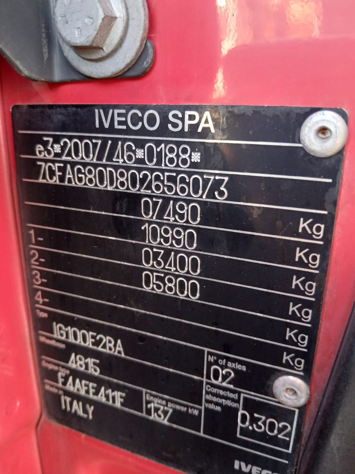 IVECO EUROCARGO 80-190 - شاحنة كرين: صورة 5 IVECO EUROCARGO 80-190 - شاحنة كرين: صورة 5