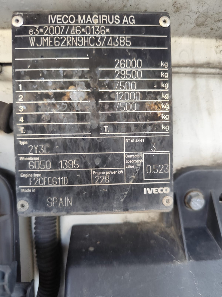 IVECO STRALIS AD 260S31 XP - شاحنة هيكل كابينة: صورة 3 IVECO STRALIS AD 260S31 XP - شاحنة هيكل كابينة: صورة 3