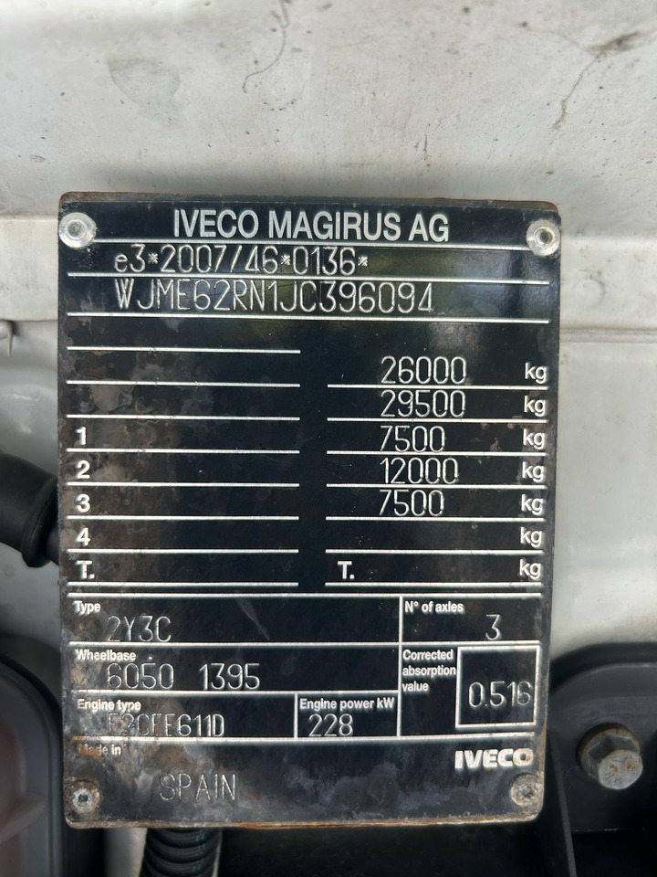 IVECO STRALIS AD 260S31 Y/P - شاحنة هيكل كابينة: صورة 2 IVECO STRALIS AD 260S31 Y/P - شاحنة هيكل كابينة: صورة 2