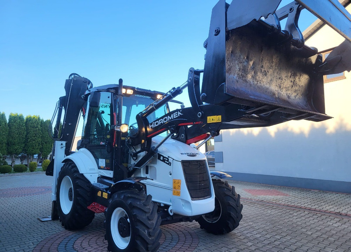 جرافة حفار Hidromek 102 B Waryński Salon Polska Koparko Ładowarka 102B Stan Idealny Polski: صورة 14