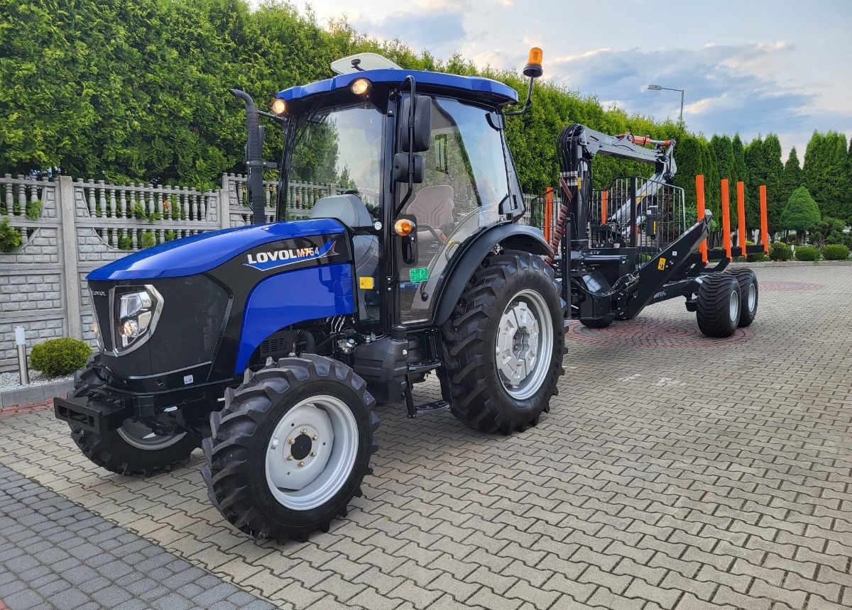 LOVOL Zestaw Traktor LOVOL M755 Przyczepa do drewna BMF 8TPro Stan Nowy Fabryczny - حصادة الأخشاب: صورة 5 LOVOL Zestaw Traktor LOVOL M755 Przyczepa do drewna BMF 8TPro Stan Nowy Fabryczny - حصادة الأخشاب: صورة 5