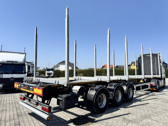 MEGA TIMBER LONG Holzauflieger 6 Rungenpaare - نصف مقطورة اخشاب: صورة 1 MEGA TIMBER LONG Holzauflieger 6 Rungenpaare - نصف مقطورة اخشاب: صورة 1