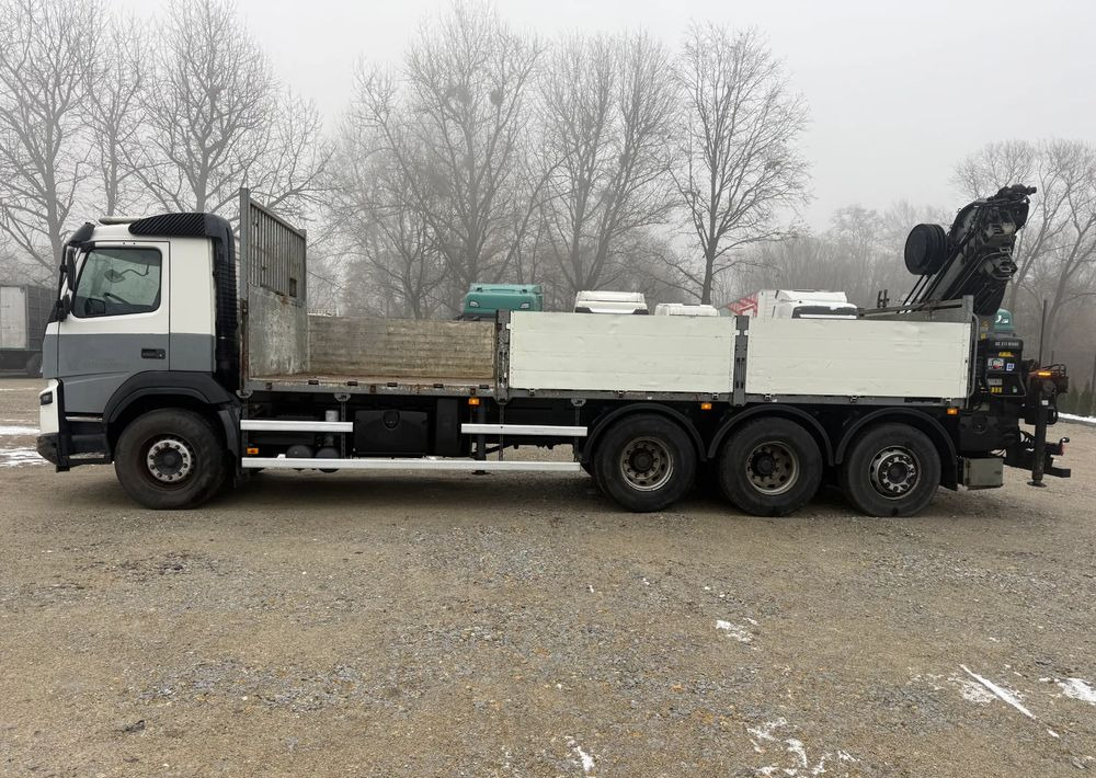 Volvo FM 410 - شاحنات مسطحة, شاحنة كرين: صورة 2 Volvo FM 410 - شاحنات مسطحة, شاحنة كرين: صورة 2