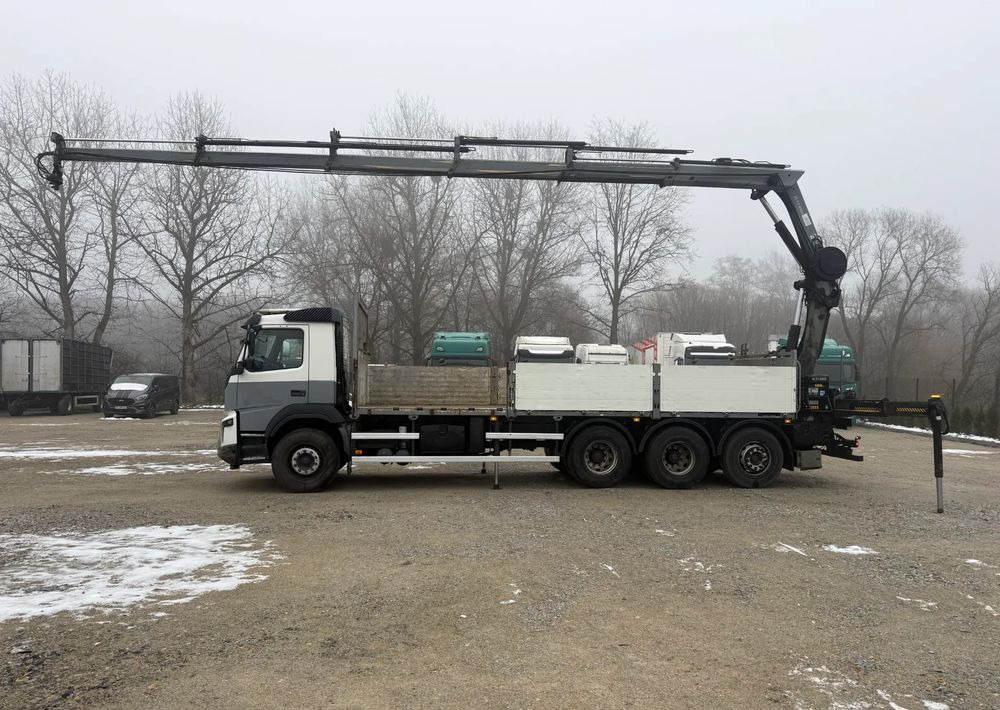 Volvo FM 410 - شاحنات مسطحة, شاحنة كرين: صورة 5 Volvo FM 410 - شاحنات مسطحة, شاحنة كرين: صورة 5