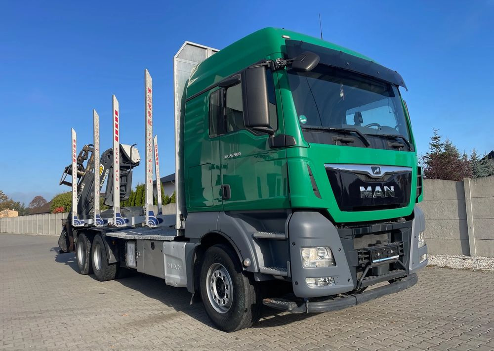 MAN TGX 26.500, 6x4, HDS EPSILOM M12Z, do transportu drewna. - شاحنة قطع الأشجار: صورة 3 MAN TGX 26.500, 6x4, HDS EPSILOM M12Z, do transportu drewna. - شاحنة قطع الأشجار: صورة 3