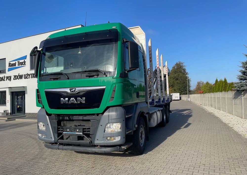 MAN TGX 26.500, 6x4, HDS EPSILOM M12Z, do transportu drewna. - شاحنة قطع الأشجار: صورة 1 MAN TGX 26.500, 6x4, HDS EPSILOM M12Z, do transportu drewna. - شاحنة قطع الأشجار: صورة 1