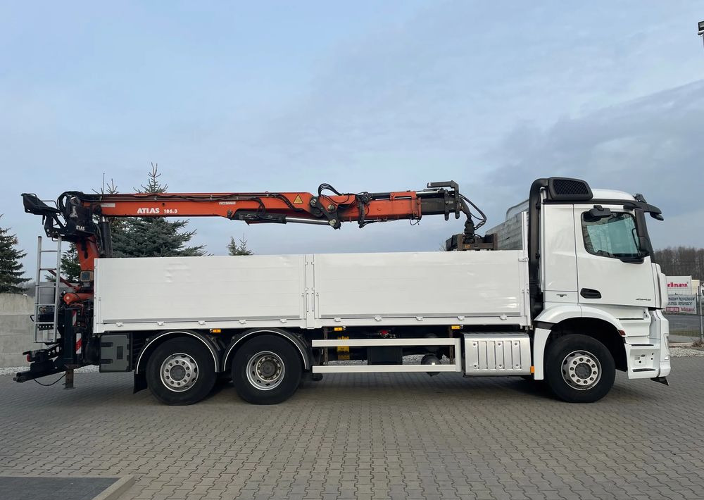 Mercedes-Benz Arocs 2545, HDS ATLAS 186.3 - PILOT - شاحنات مسطحة: صورة 5 Mercedes-Benz Arocs 2545, HDS ATLAS 186.3 - PILOT - شاحنات مسطحة: صورة 5